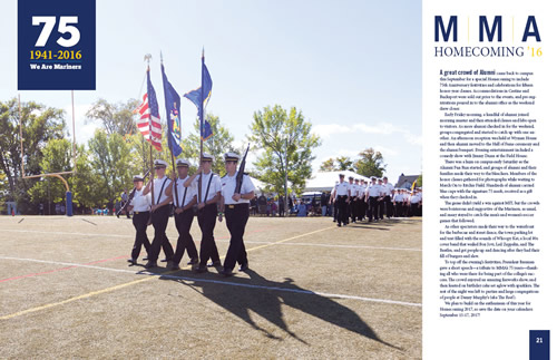75th homecoming in Mariner Magazine