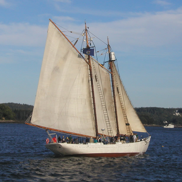 Schooner Bowdoin Sailing