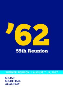 Class of 1962 55th Reunion @ Maine Maritime Academy | Castine | Maine | United States