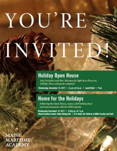 Home for the Holidays @ Alfond Student Center: Dining Hall
