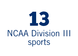 13 NCAA Division III sports