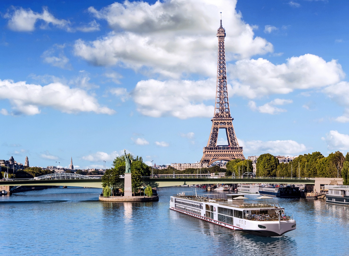 Viking cruise ship in Paris