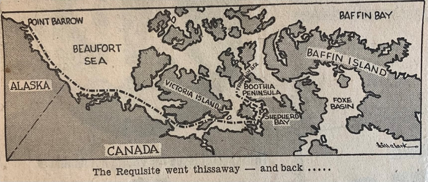 Requisite route map