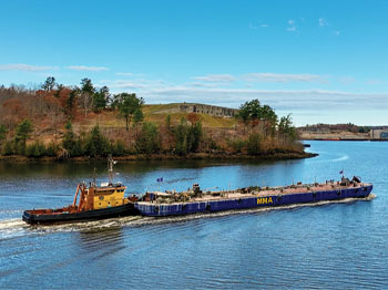 Tug Pentagoet & Barge