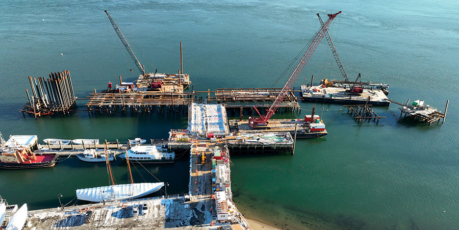 Pier construction picture