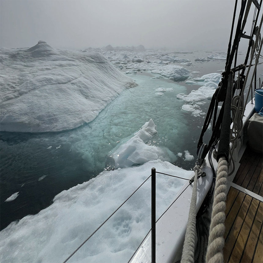 sailing in ice