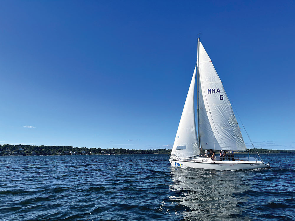 Colgate sailboat