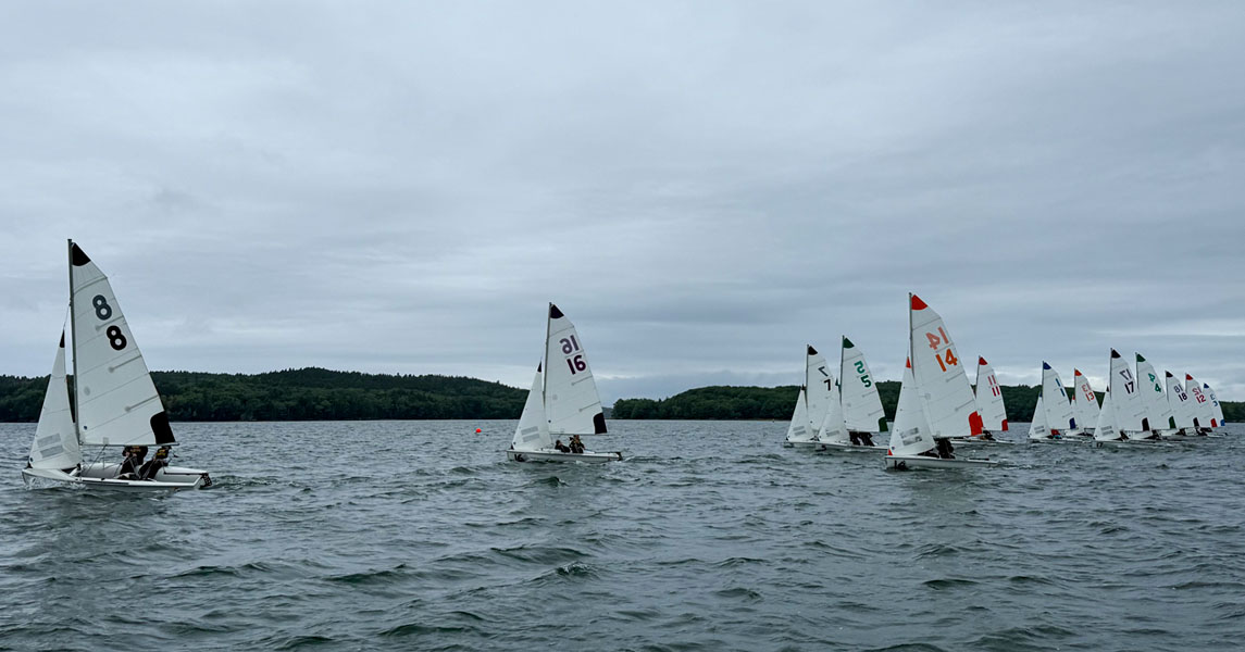 Sailboats in Penobscot Bay