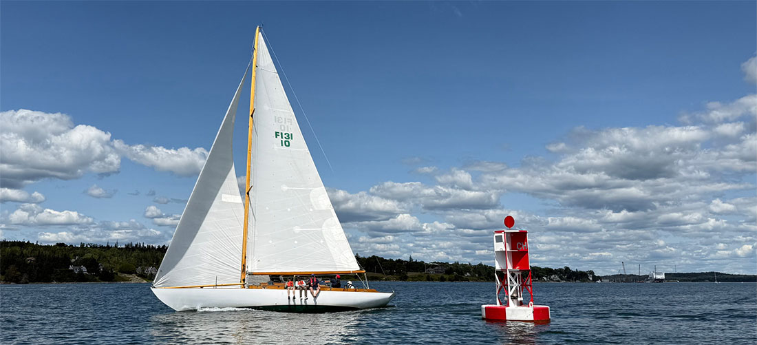 Wizard Sailing in Race