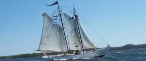 Schooner Bowdoin Sailing