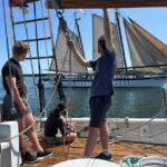 sailing with other schooners
