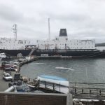 TSSOM docked in Castine on April 17