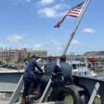 Students on deck