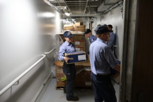Cadets Loading Stores