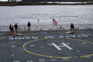 Cadets Playing Cornhole
