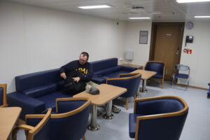 One of several cadet lounges.
