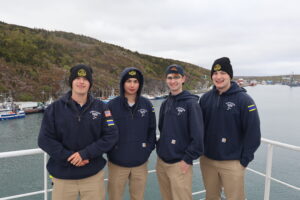 Cadets topside