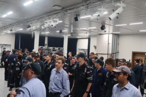 Charlie Company forming up for Maintenance.