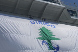 Dirigo Flag on the Front of the TS