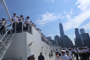Cadets piled on all levels