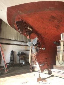 Removing rudders