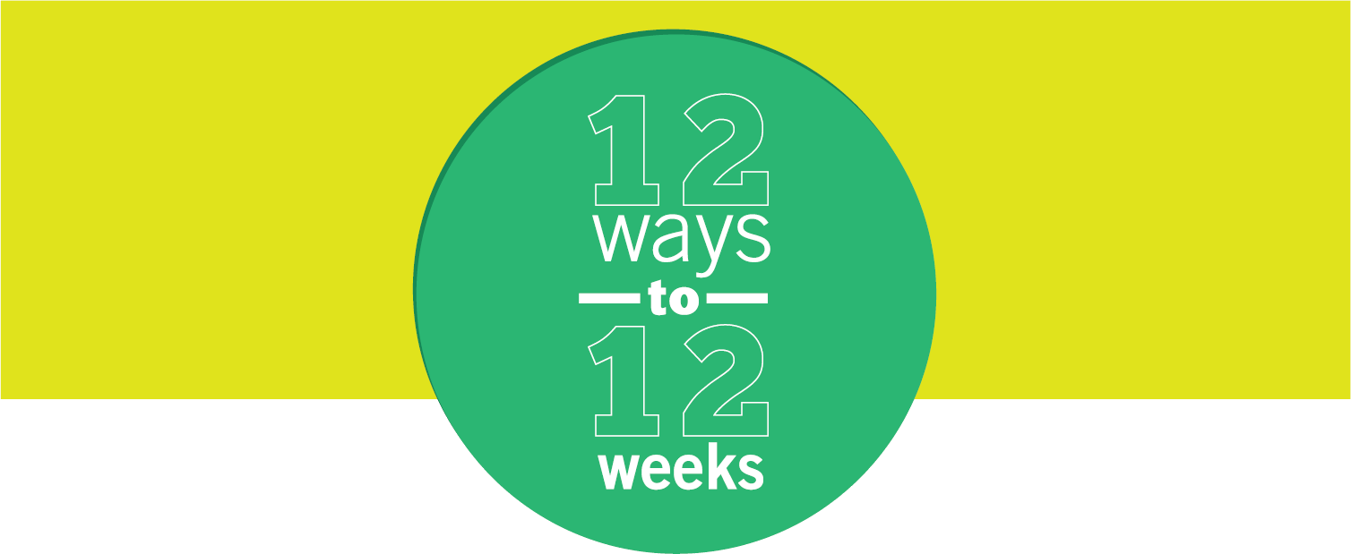 12 ways to 12 weeks logo