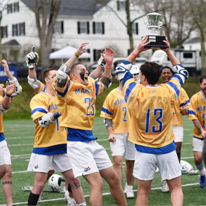 Athletics at MMA - Lacrosse team winning championship