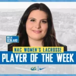 Scolaro named NAC women's lacrosse player of the week