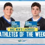 Parent, Crowell sweep weekly NAC men's lacrosse awards