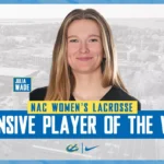 Wade earns third NAC women's lacrosse defensive player of the week honor
