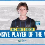 Crea earns NAC men's soccer defensive player of the week