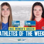 Stoddard, Thesing earn NAC women's soccer weekly awards