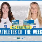 Williams, Tate earn NAC volleyball weekly honors