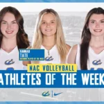 Williams, Tate, Annen sweep NAC volleyball weekly honors